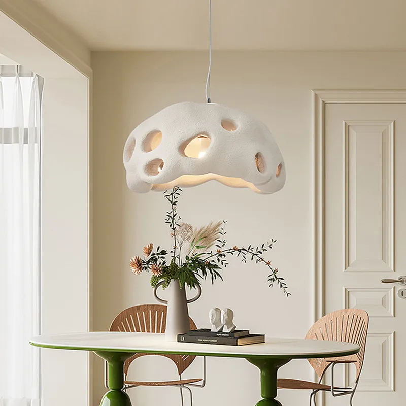 Nordic Minimalist Restaurant Pendant Lamp, Designer Style Dining Table Lamp, Modern Art, Japanese Style Silent Wind Pendant Lamp - Image 2