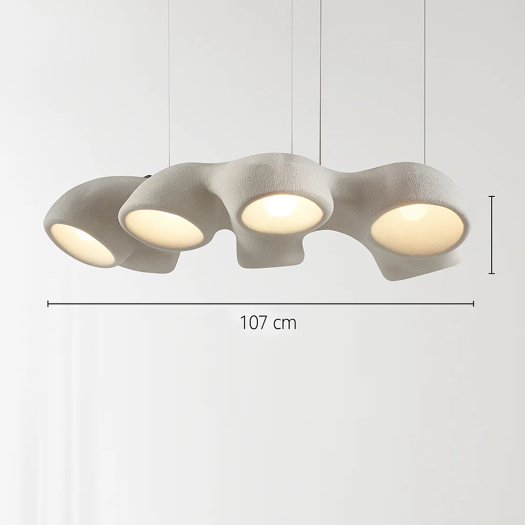 Nordic Pendant Lights Minimalist Resin Suspension Hanging Lamp For Living Room Dining Room Lobby - Image 7