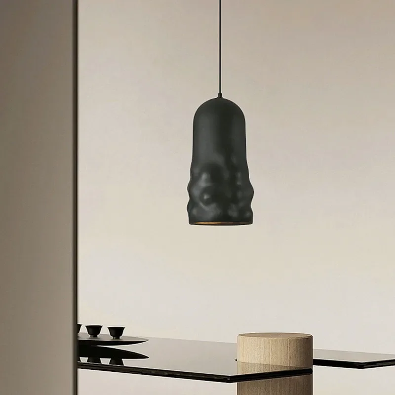 Nordic Wabi Sabi Dining Room Pendant Lights French Creamy Wind Loft Bedroom Cafe Chandelier Lamp Bar Table LED Home Decor Lamps - Image 4