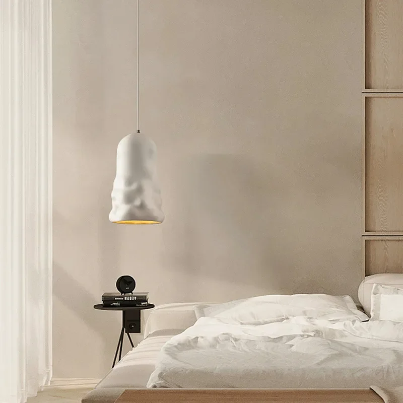 Nordic Wabi Sabi Dining Room Pendant Lights French Creamy Wind Loft Bedroom Cafe Chandelier Lamp Bar Table LED Home Decor Lamps - Image 6