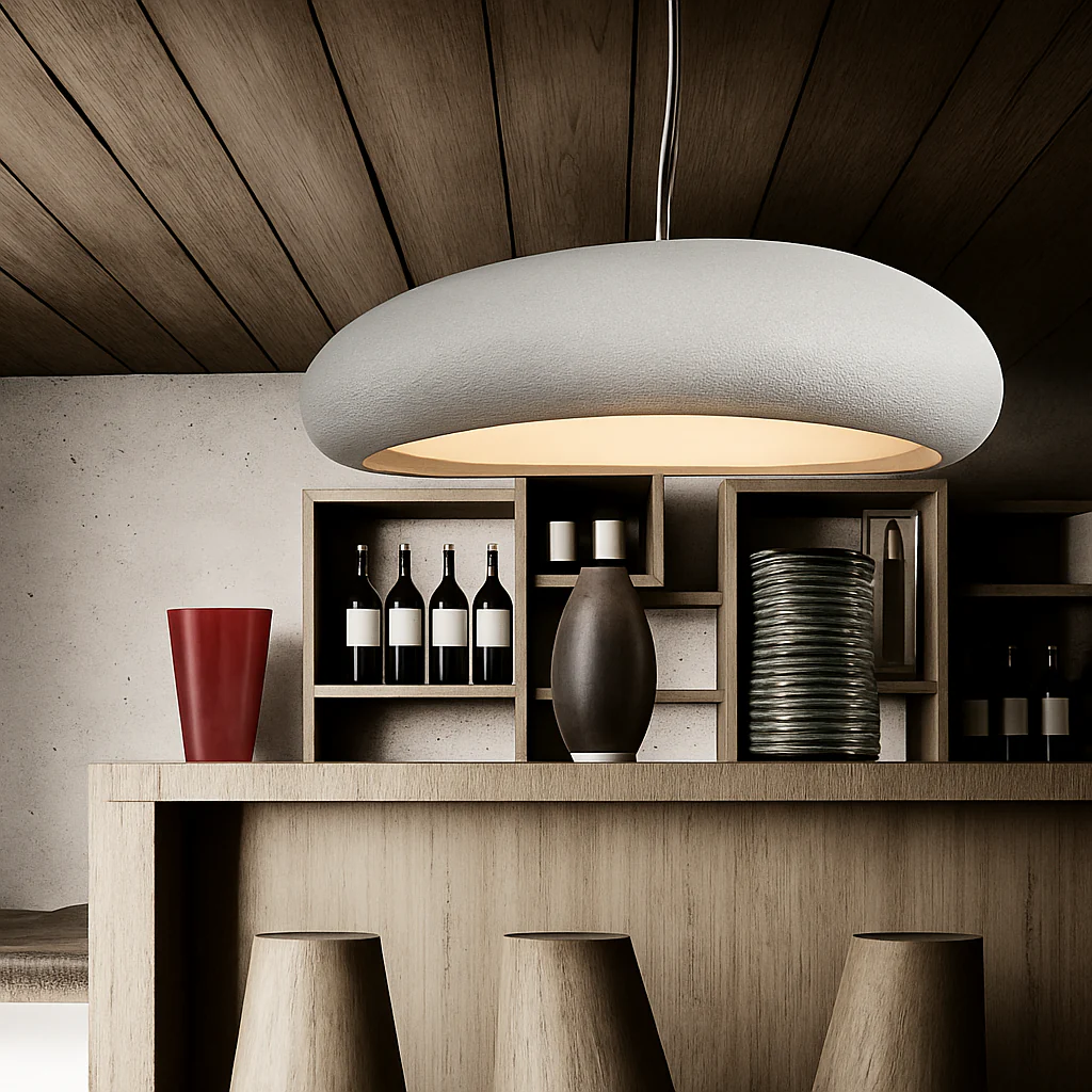 Nordic Wabi Sabi Restaurant LED Pendant Light Lustre Living Room Chandelier Kitchen Island Bar Cafe Loft Home Decor Hanging Lamp - Image 2