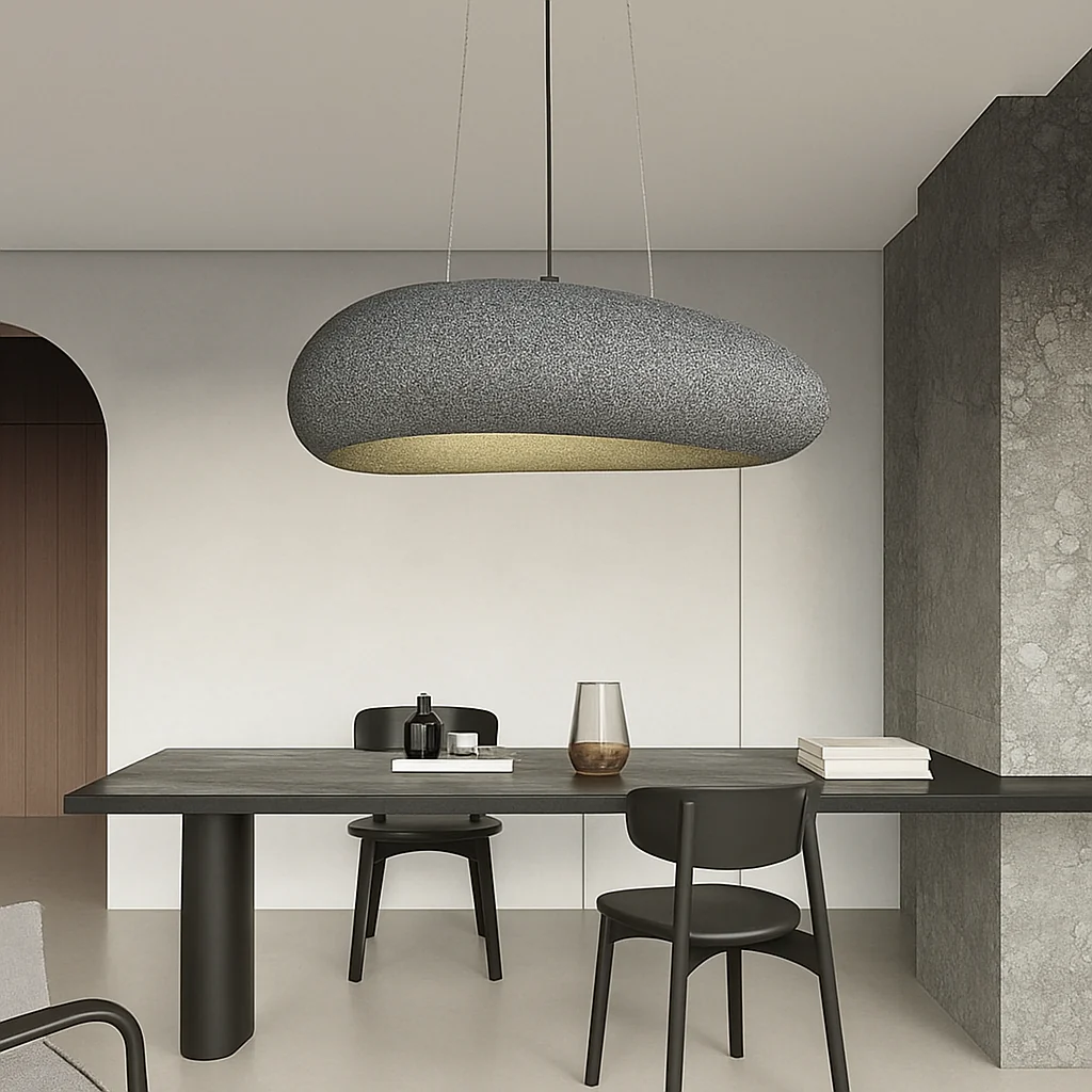 Nordic Wabi Sabi Restaurant LED Pendant Light Lustre Living Room Chandelier Kitchen Island Bar Cafe Loft Home Decor Hanging Lamp - Image 3