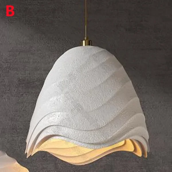 Nordic Wabi-Sabi Wind Chandelier Dining Room LED Pendant Lights Bedroom Study Suspend Lamp Home Decor Cafe Hanging Lamps Fixture - Image 12