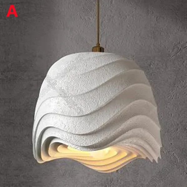 Nordic Wabi-Sabi Wind Chandelier Dining Room LED Pendant Lights Bedroom Study Suspend Lamp Home Decor Cafe Hanging Lamps Fixture - Image 9