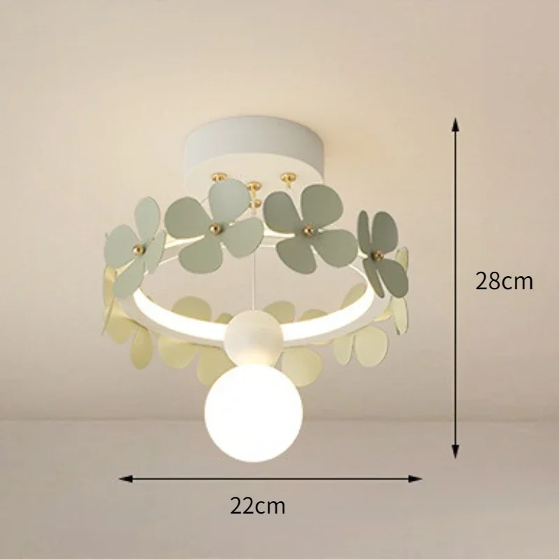 Nordique crème vent chambre chevet applique moderne salon créatif fleur Table lustre couloir balcon lampe décorative - Image 8
