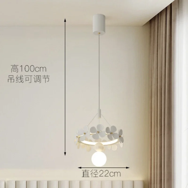 Nordique crème vent chambre chevet applique moderne salon créatif fleur Table lustre couloir balcon lampe décorative - Image 9