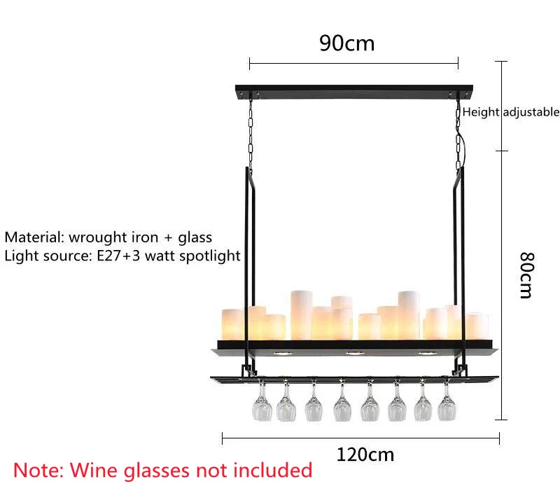 Nordique luxe salle à manger lustre intérieur salon table à manger lampes en verre simple cuisine île LED lustre éclairage - Image 18