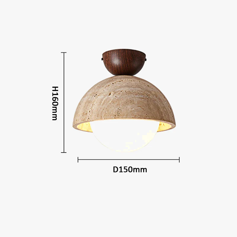 Nordique scandinave appartement maison hôtel décoration plafonnier japonais Wabi Sabi couloir porche balcon lampes Led - Image 6