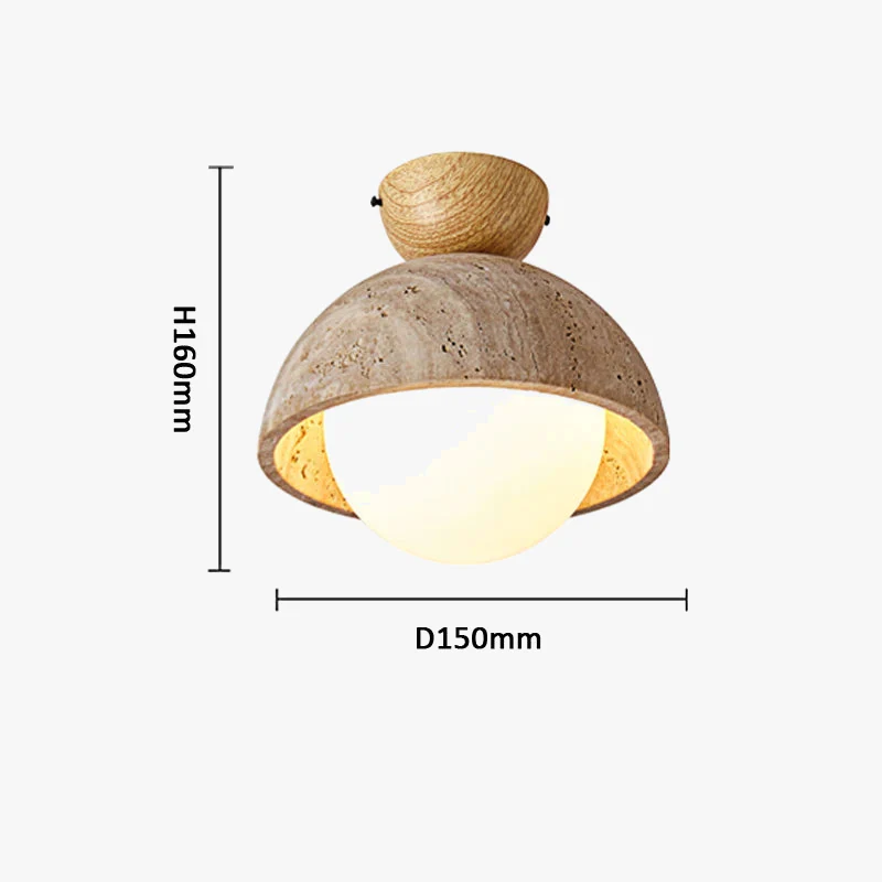 Nordique scandinave appartement maison hôtel décoration plafonnier japonais Wabi Sabi couloir porche balcon lampes Led - Image 7