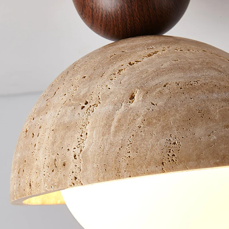 Nordique scandinave appartement maison hôtel décoration plafonnier japonais Wabi Sabi couloir porche balcon lampes Led - Image 8