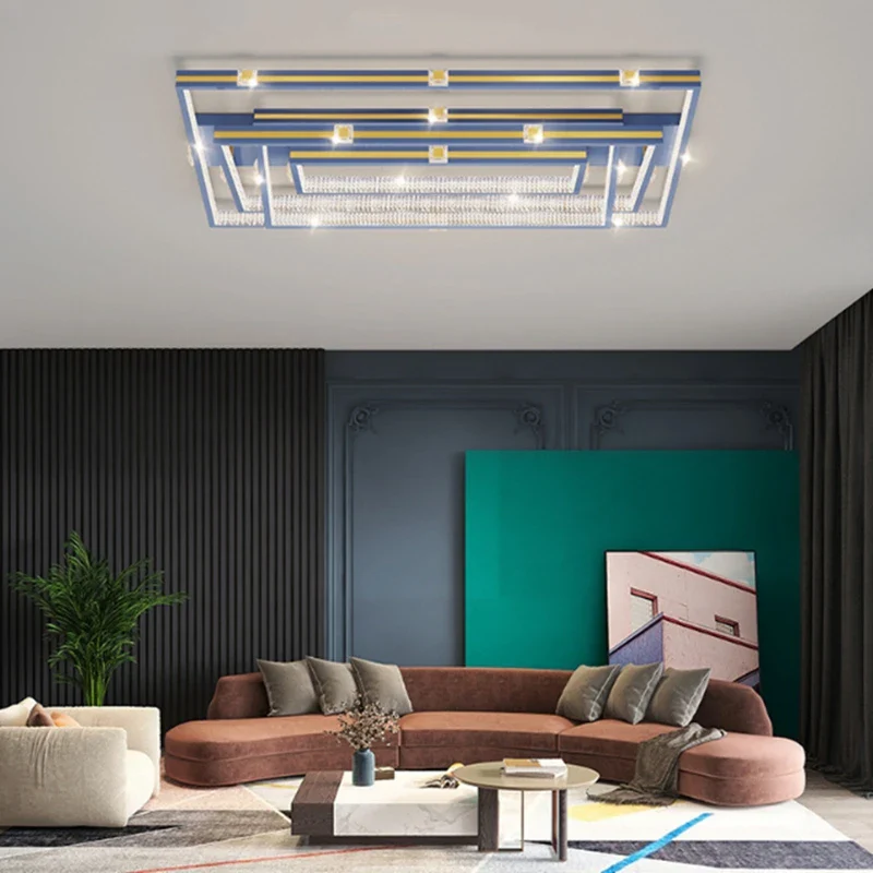 LED salon plafonnier moderne Intelligent chambre étude Restaurant lustre originalité intérieur décorer Luminaires - Image 2