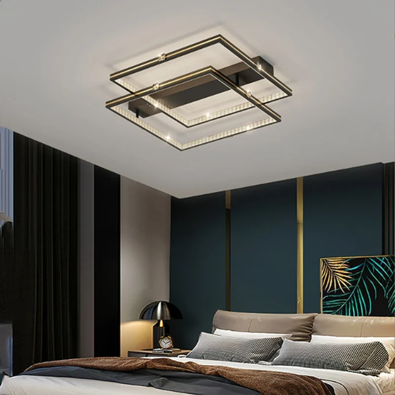 LED salon plafonnier moderne Intelligent chambre étude Restaurant lustre originalité intérieur décorer Luminaires - Image 3