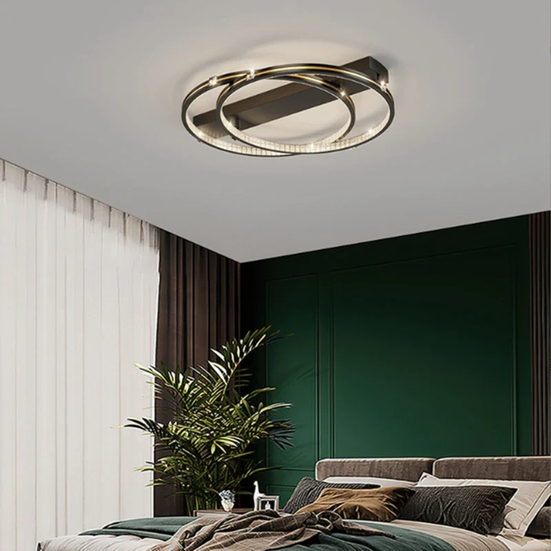 LED salon plafonnier moderne Intelligent chambre étude Restaurant lustre originalité intérieur décorer Luminaires - Image 4