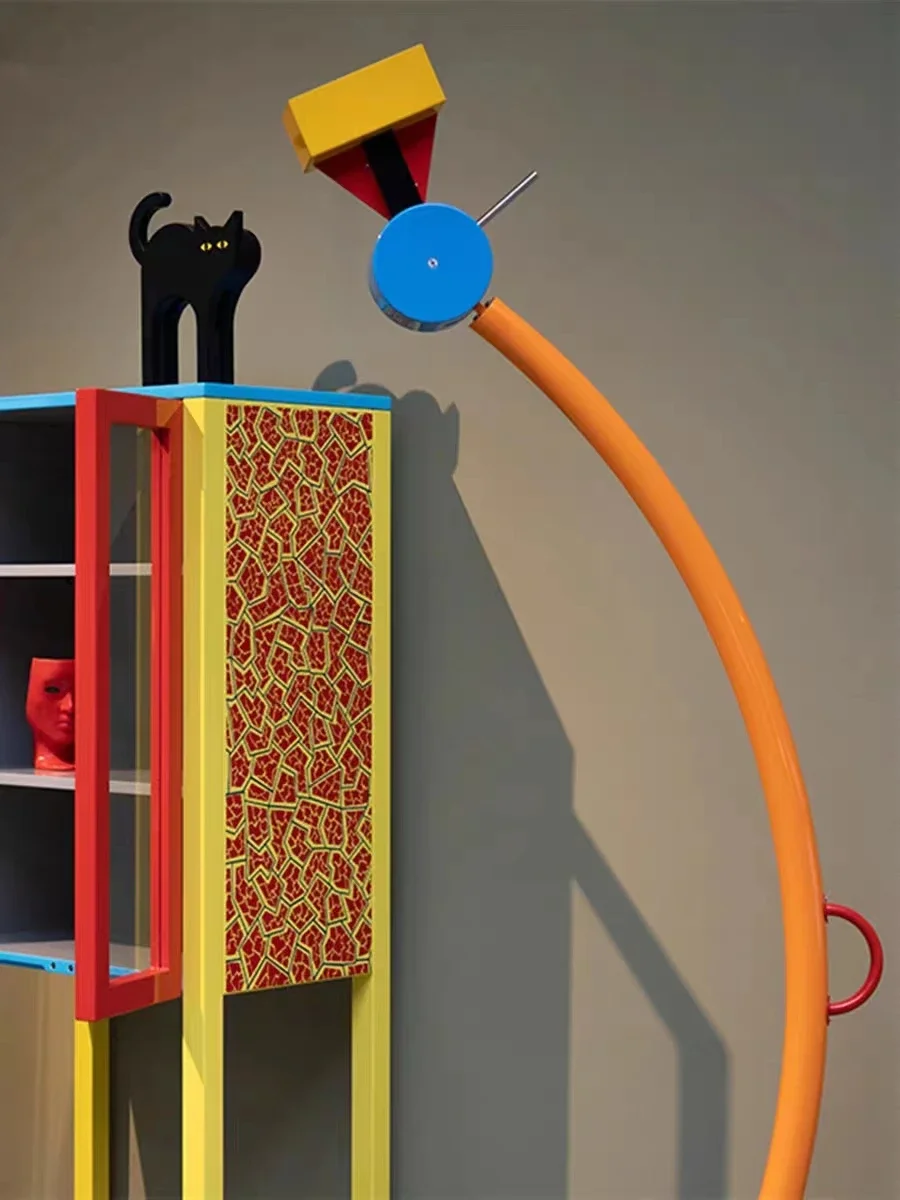 Novel Artistic Design LED Floor Lamp, Creative Color Building Blocks, Living Room Children's Room Station Light Angle Adjustable - Image 4