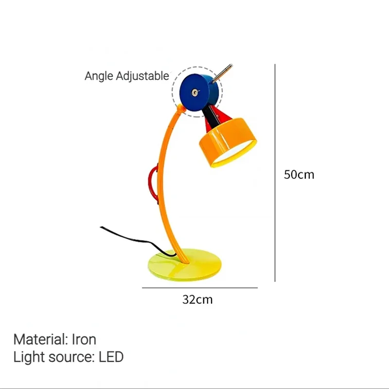 Novel Artistic Design LED Floor Lamp, Creative Color Building Blocks, Living Room Children's Room Station Light Angle Adjustable - Image 7