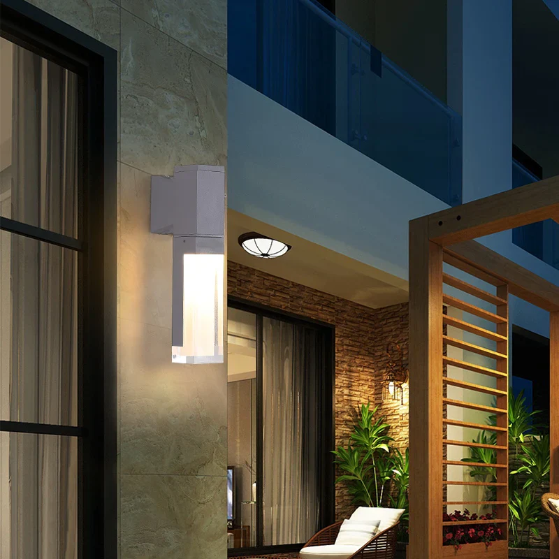 Outdoor Double-Headed Wall Lights, Upper and Lower Lighting Spotlights,Simple and Modern LED Household Aisle Corridor Lights - Image 6