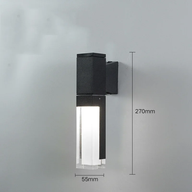 Outdoor Double-Headed Wall Lights, Upper and Lower Lighting Spotlights,Simple and Modern LED Household Aisle Corridor Lights - Image 7