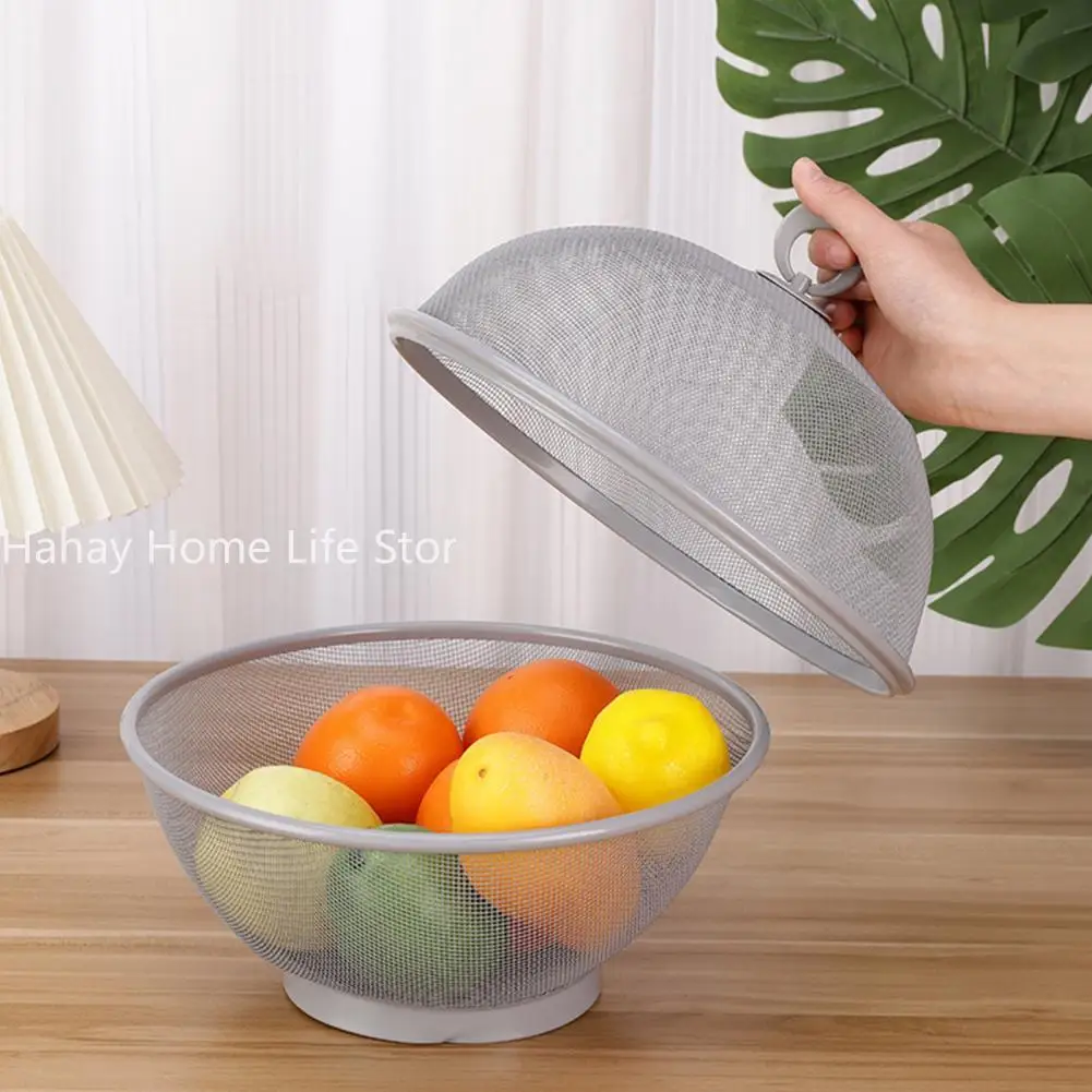 panier à fruits en maille avec couvercle anti-mouche en inox - Image 2