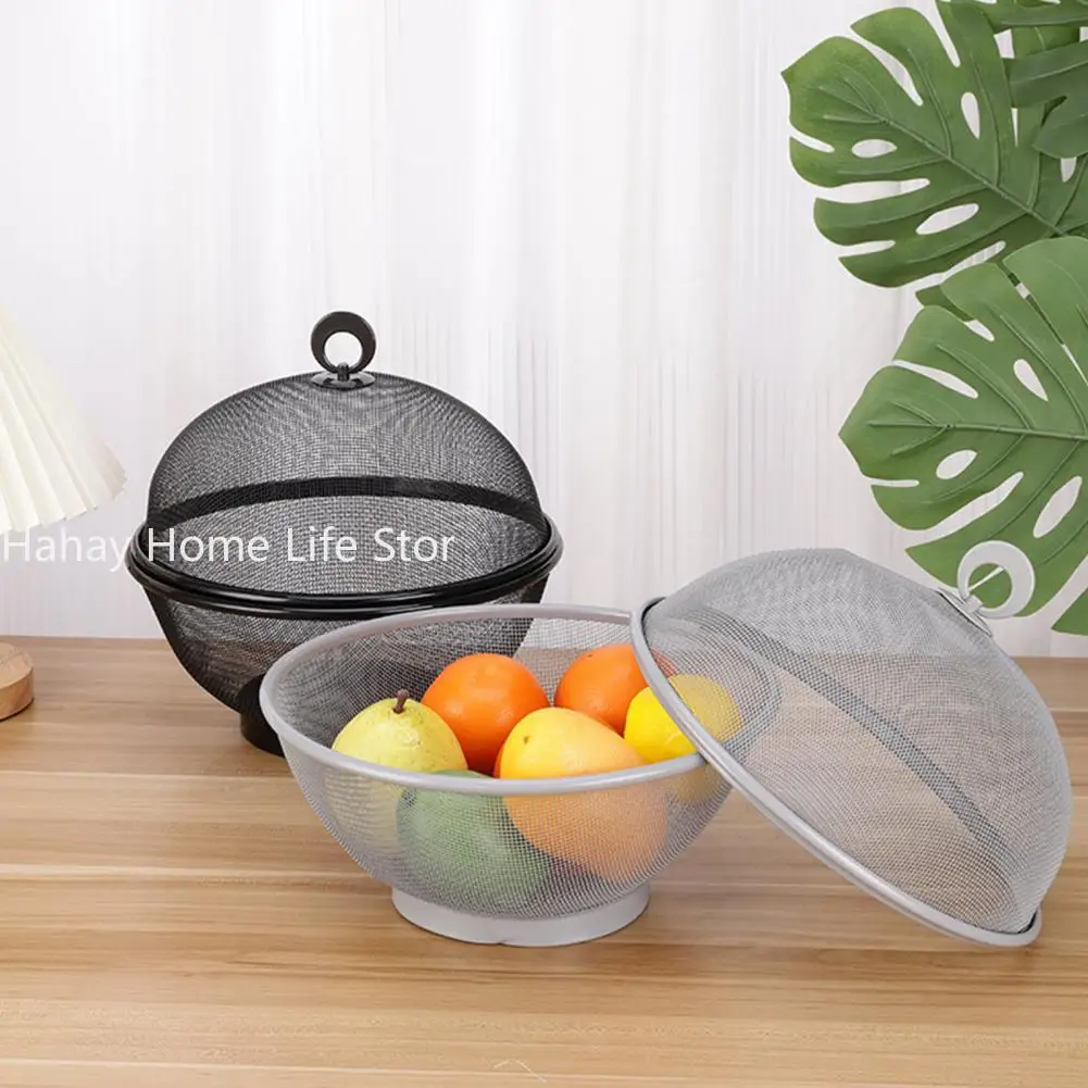 panier à fruits en maille avec couvercle anti-mouche en inox - Image 3