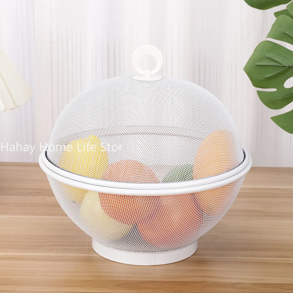 panier à fruits en maille avec couvercle anti-mouche en inox - Image 5