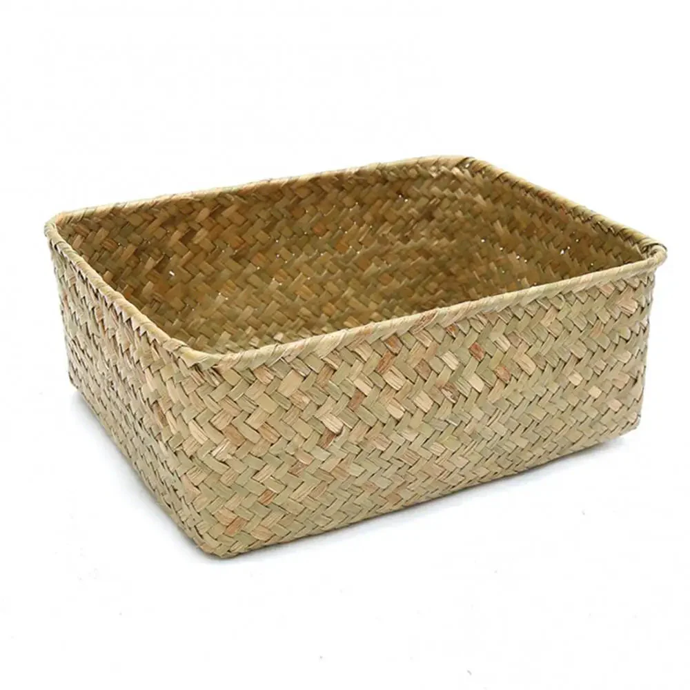 panier à fruits en paille séchée fait main décoratif et polyvalent - Image 4