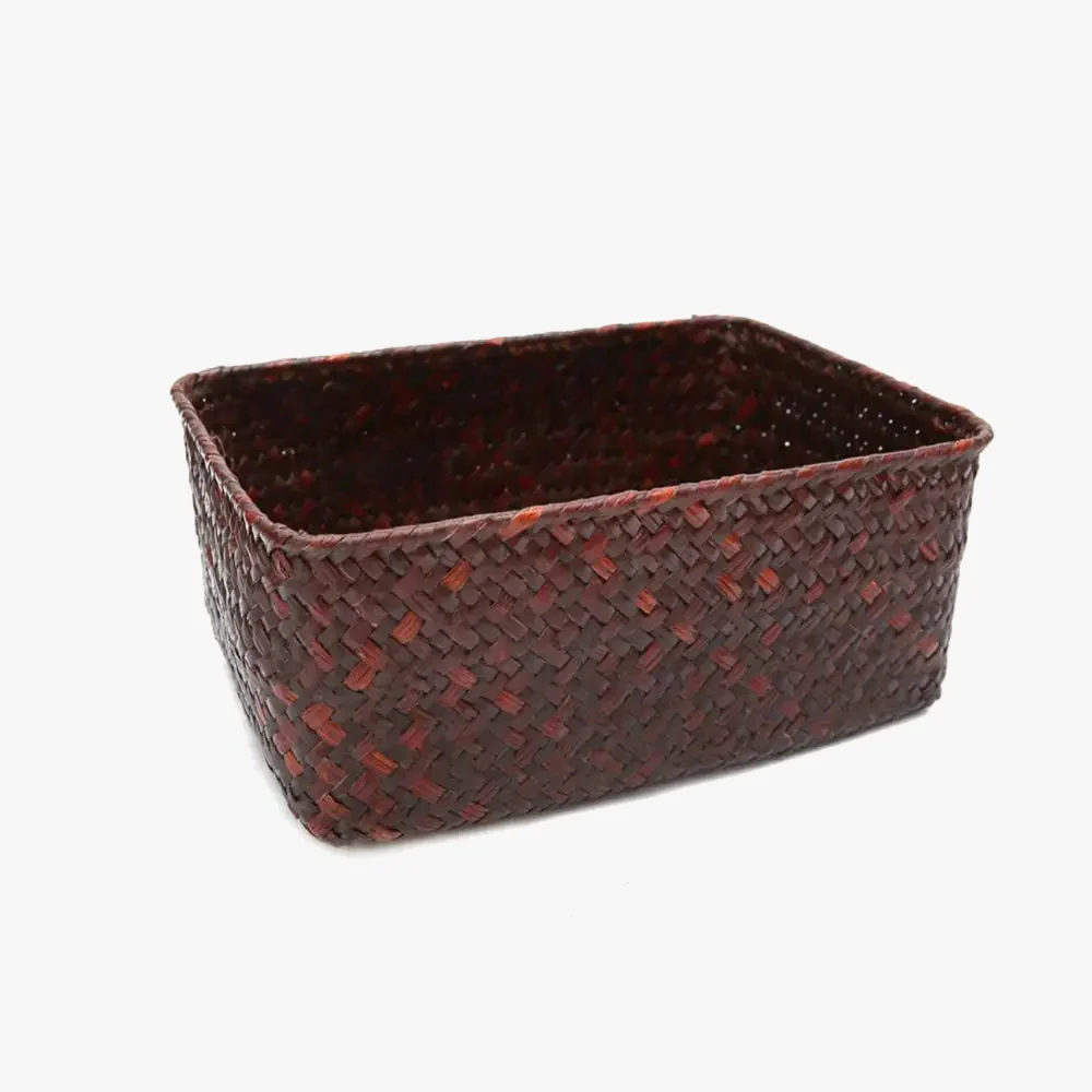 panier à fruits en paille séchée fait main décoratif et polyvalent - Image 7