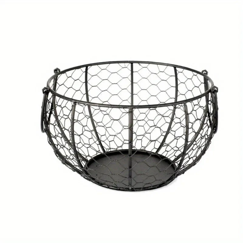 panier à œufs en métal pour rangement et décoration de cuisine