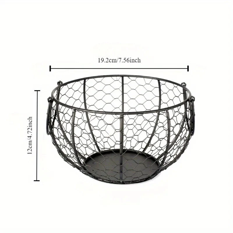 panier à œufs en métal pour rangement et décoration de cuisine - Image 4