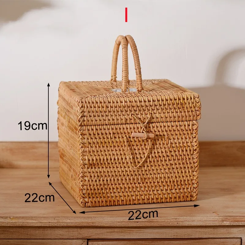 panier de rangement en rotin pour aliments et thé - Image 8