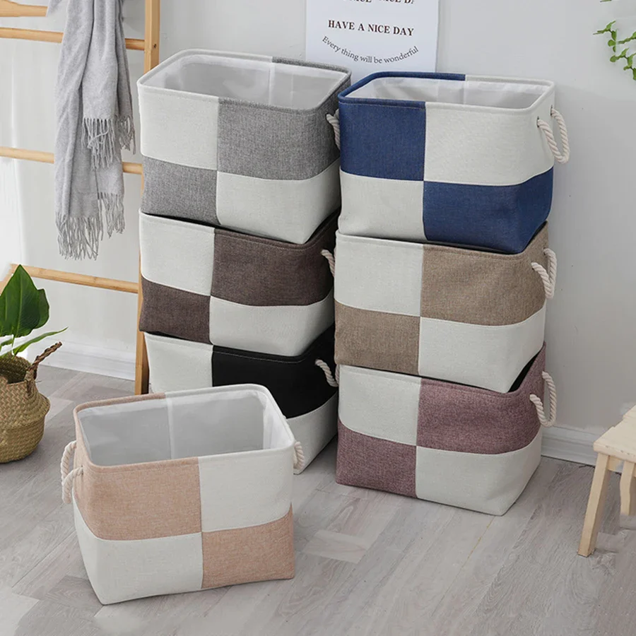 panier de rangement pliable pour linge et jouets - Image 3