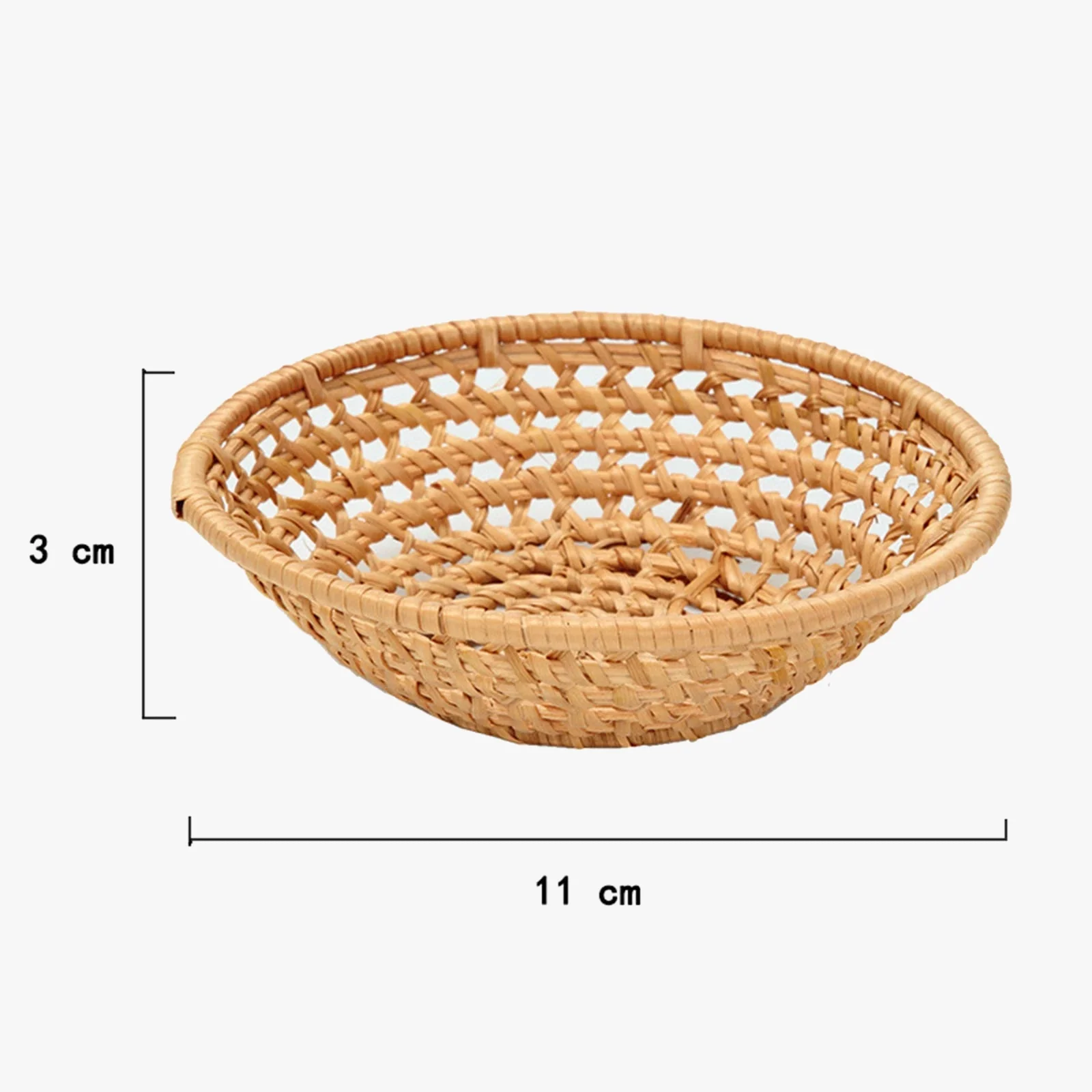 panier de rangement rotin naturel tissé à la main pour bonbons et collations - Image 7
