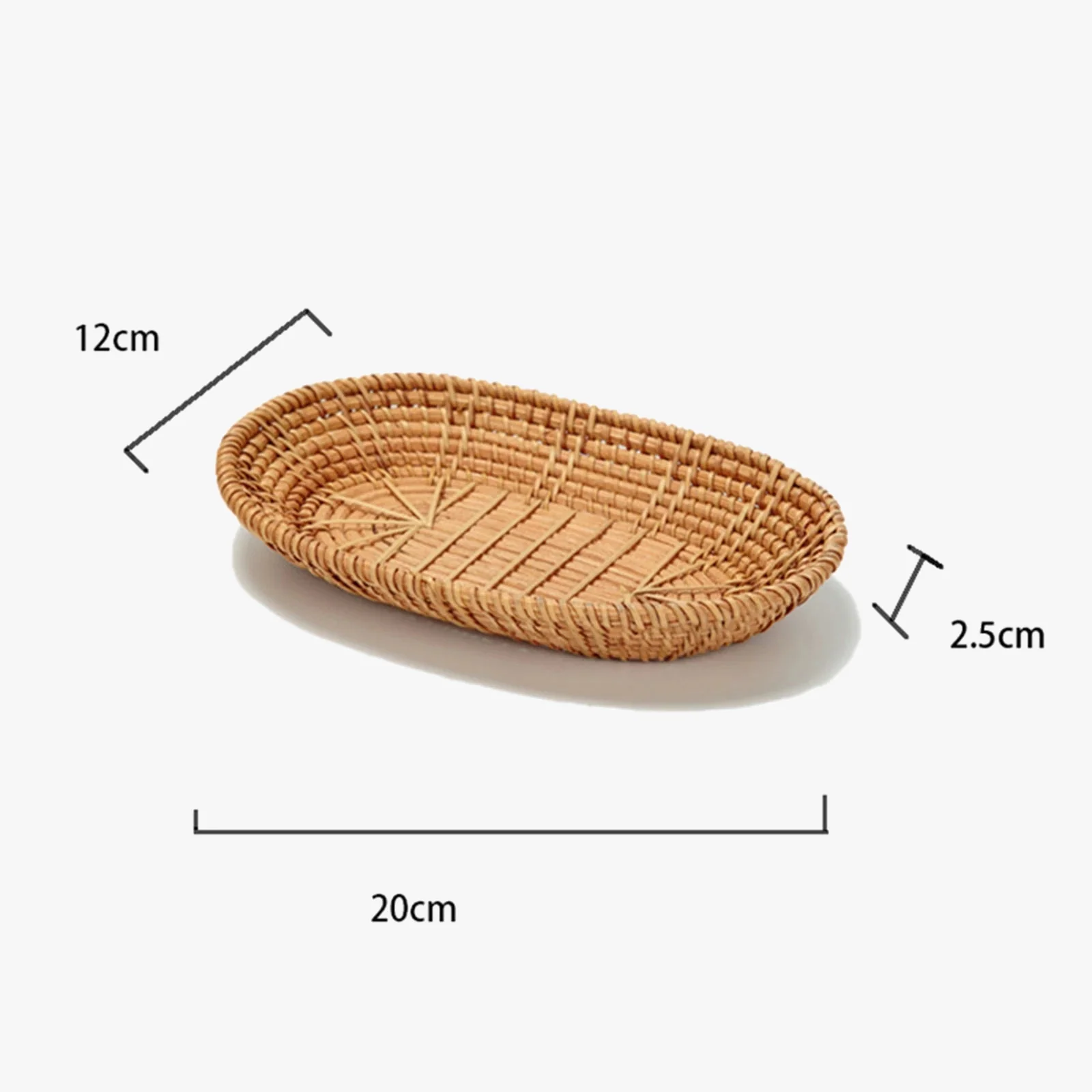 panier de rangement rotin naturel tissé à la main pour bonbons et collations - Image 8