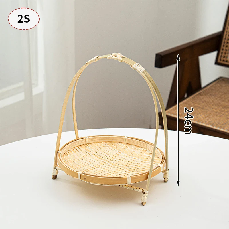 panier de rangement tissé à la main pour jardin et pique-nique - Image 23