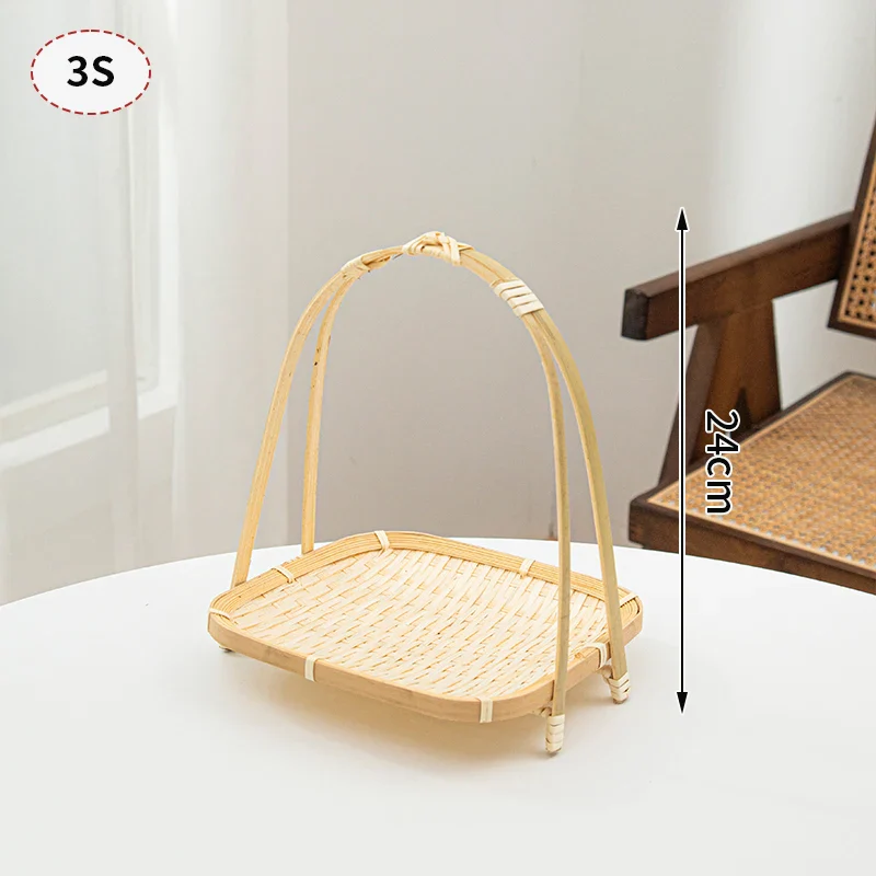panier de rangement tissé à la main pour jardin et pique-nique - Image 9