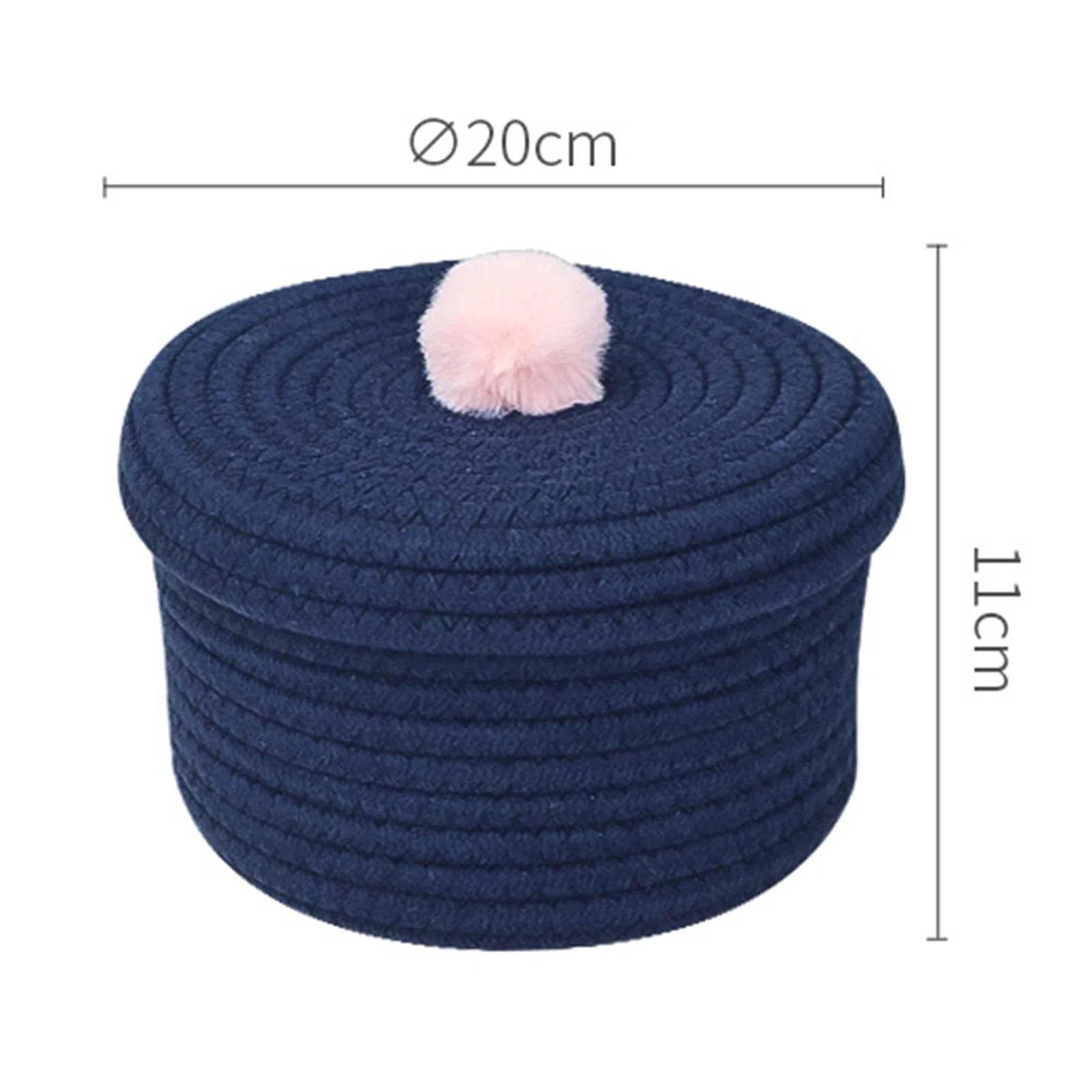 panier en coton tissé à la main pour rangement décoratif - Image 15