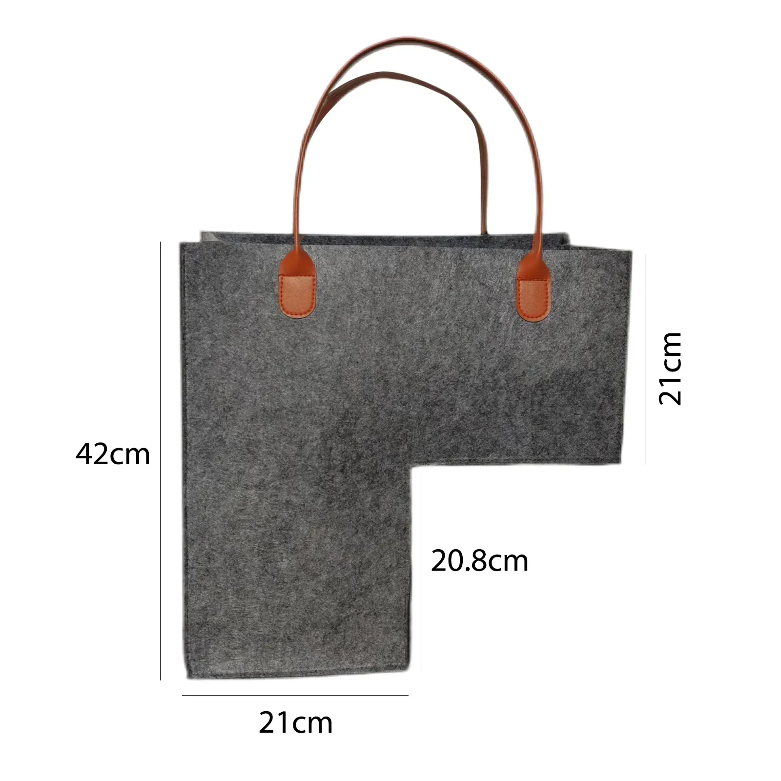 panier en feutre pliable pour rangement bois et vêtements - Image 11
