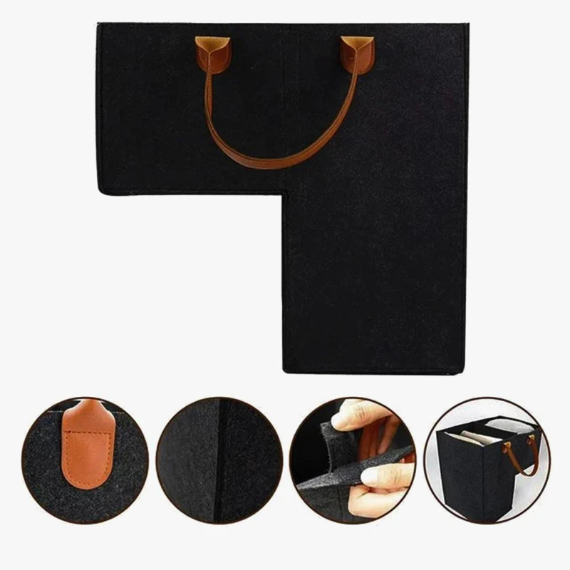 panier en feutre pratique pour rangement de vêtements - Image 3