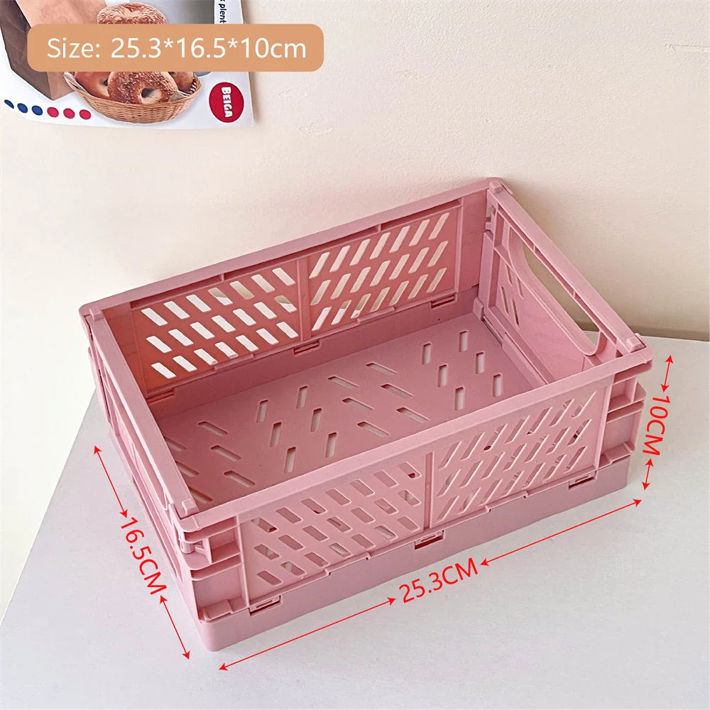 panier pliable empilable pour rangement maquillage bijoux jouets - Image 10