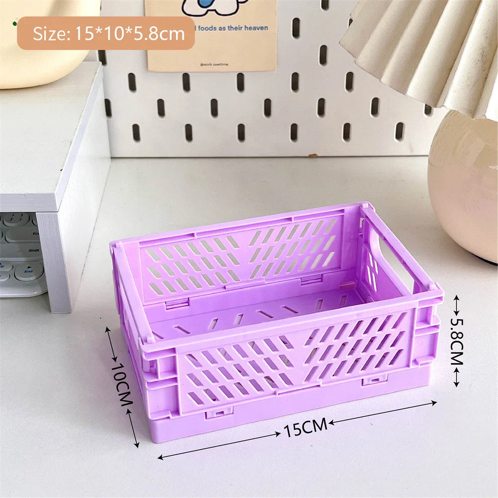panier pliable empilable pour rangement maquillage bijoux jouets - Image 12