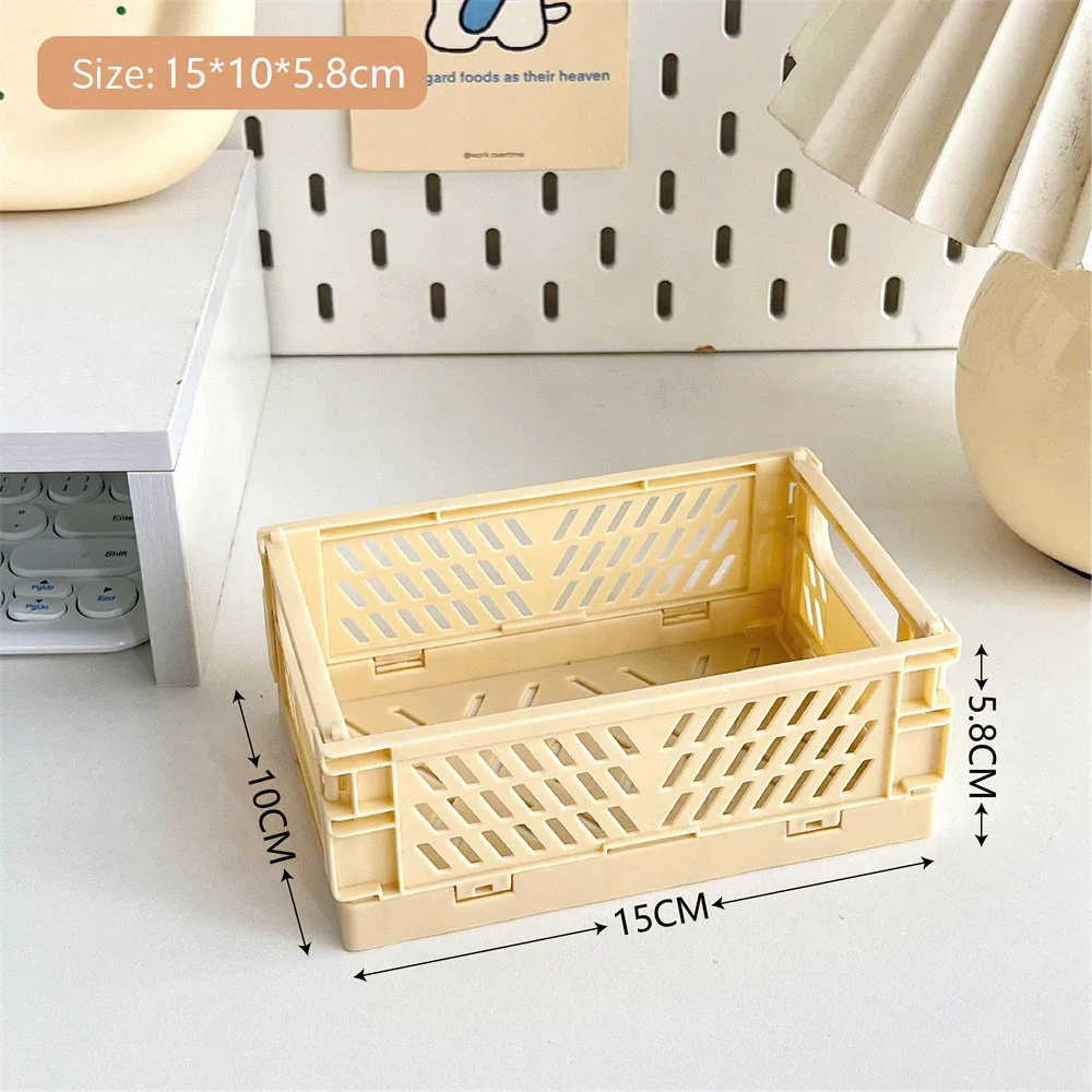 panier pliable empilable pour rangement maquillage bijoux jouets - Image 16
