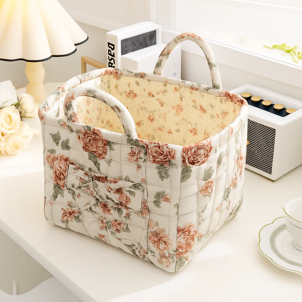 paniers de rangement en tissu grande capacité avec poignées pratiques - Image 4