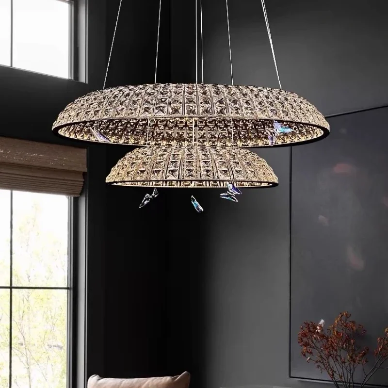 suspension en cristal papillon élégant pour décoration intérieure raffinée - Image 2