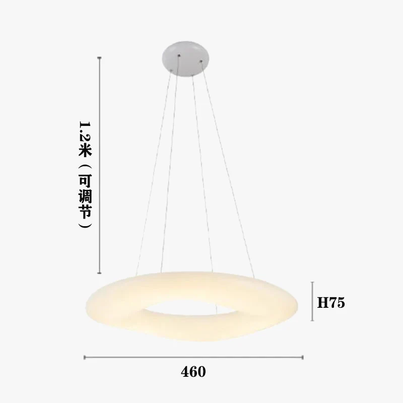suspension led moderne anneau suspension luminaire décor - Image 7