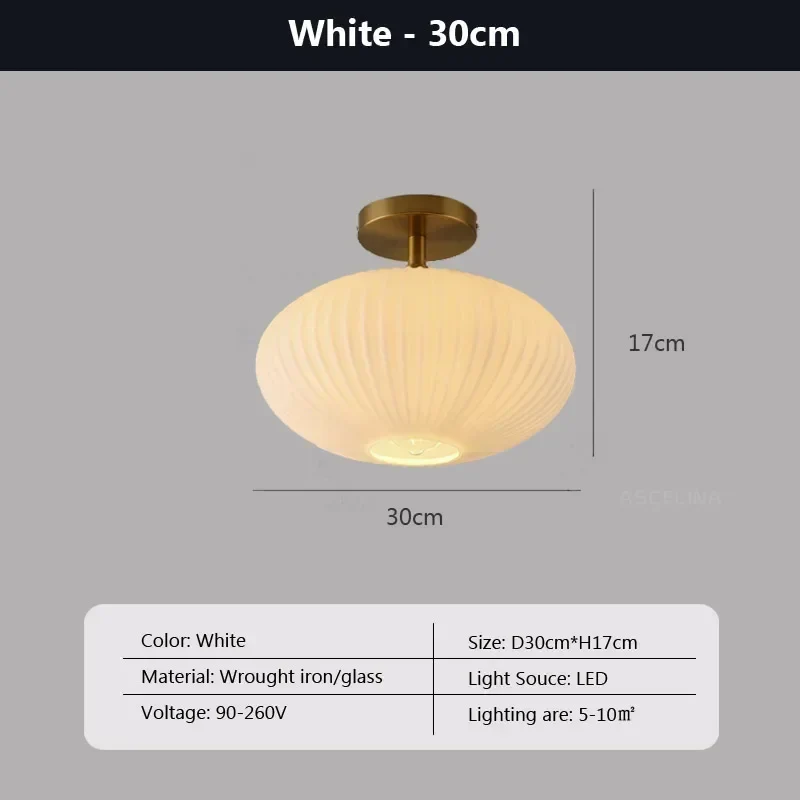 Plafond moderne à LEDs lumière lampes de conception en verre de luxe pour salle à manger salon étude café bar Simple décoration de la maison plafonniers - Image 9
