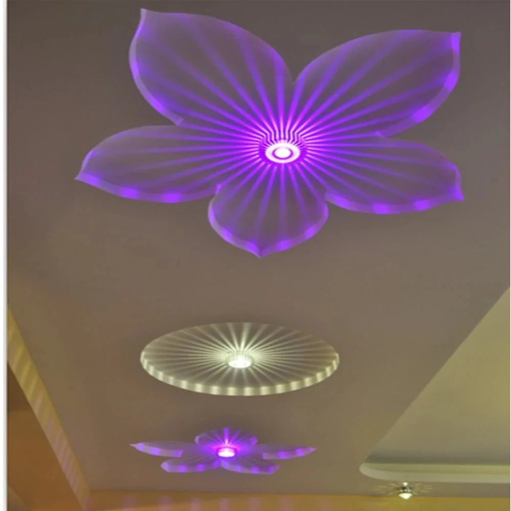 plafond moderne avec lampe encastrée led artly créative - Image 3