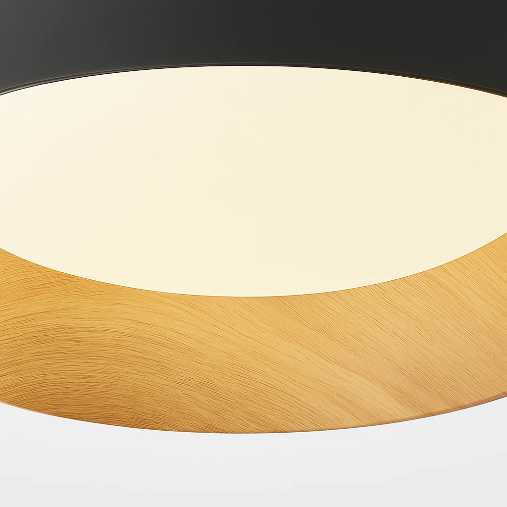 plafonnier à led en bois design moderne pour décoration intérieure - Image 6