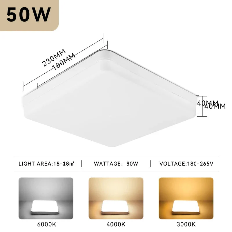 plafonnier à panneau carré led pour éclairage intérieur - Image 10