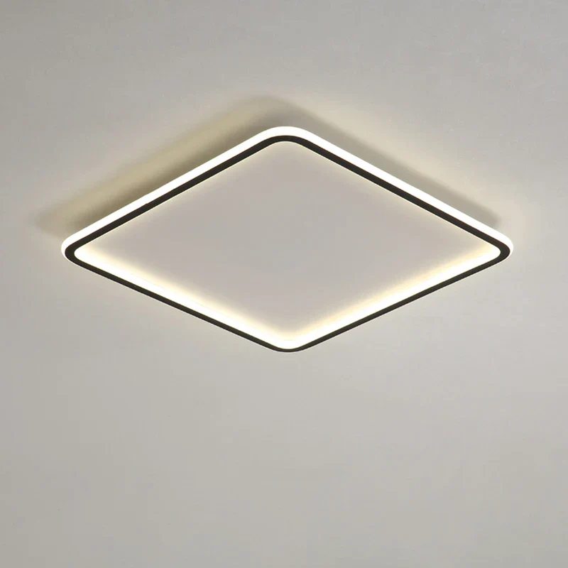 plafonnier à panneau carré ultra mince design moderne pour intérieur - Image 2