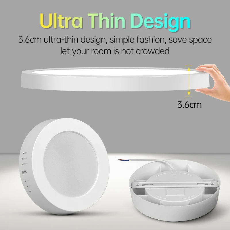 plafonnier à panneau led ultra fin pour intérieur - Image 3