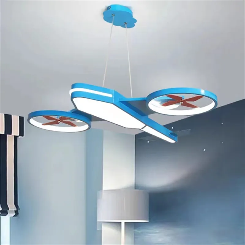 plafonnier avion nordique décoration intérieure lumière dimmable pour enfants - Image 2